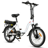 SAMEBIKE JG20 350W FOLDING ELECTRIC CITY BIKE 20 INCH TIRE MINI EBIKE